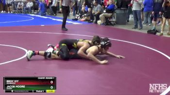 3-2-1A 126 Champ. Round 1 - Jacob Moore, Haven vs Broc Ivy, Humboldt