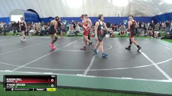 120 lbs Round 9 (10 Team) - Tyson Spicer, CP Elite vs Kason Dill, Bandits