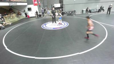 74 lbs Champ. Round 2 - Matthew Zubia vs Austin DiBenedetto, Swamp Monsters Wrestling Club