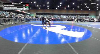 115 lbs Consi Of 8 #1 - Maisey Blaser, Wasatch vs Gabriella Nelson, Centennial
