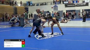 132 lbs Consi Of 4 - Richie Rizzuto, Crew vs Caleb Jones, Woodland