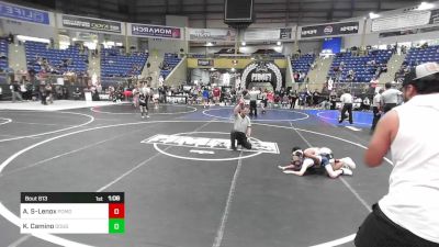 61 lbs Quarterfinal - Anthony Salinas-Lenox, Pomona Elite vs Kye Camino, Douglas WC