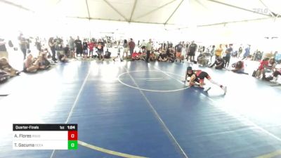 86 lbs Quarterfinal - Andrew Flores, Rough House vs TeHani Gacuma, Oceanside WC