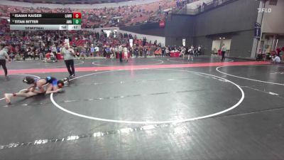 160 lbs Semifinal - Isaiah Kaiser, Stratford vs Titan Ritter, Askren Wrestling Academy