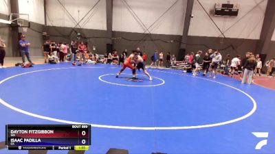 157 lbs Cons. Semi - Dayton Fitzgibbon, WA vs Isaac Padilla, CA