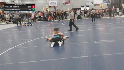120 lbs Cons. Rd Of 32 - Esaias Koethe, Big Game Wrestling Club vs Shea Colleran, Izzy Style Wrestling