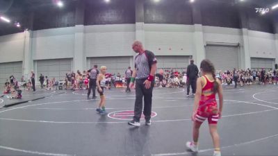 44 lbs Round 2 (4 Team) - Leena Delacruz, MF Purge vs Cameron Avery, Rabbit Wrestling Club