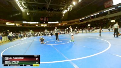 104 lbs Semifinal - Carson Pulkrabek, NVRTC vs Cohen Spruce, Sunnyside Wrestling