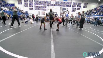 80 lbs Quarterfinal - Liam Hayes, Carl Albert vs Bladimir Trevino, Madill Takedown