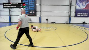 90 lbs Rr Rnd 2 - Jon Snyder, Keystone Krush vs Emirkhan Mamediev, Mat Warriors Red