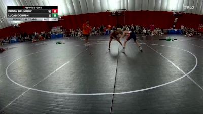 106 lbs Round 3 (8 Team) - Brody Brunkow, WCAABE Knights vs Lucas Dobush, Oswego