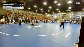 140 lbs 1st Place Match (16 Team) - Syraha Gonzales, Buchanan vs Alexa Torres, Golden West