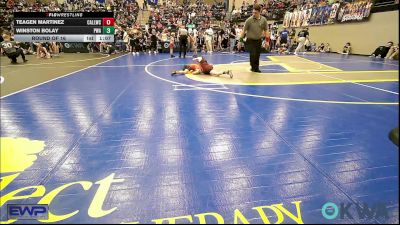 52 lbs Round Of 16 - Teagen Martinez, Carl Albert vs Winston Bolay, Perry Wrestling Academy