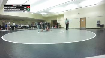 125lbs Cons. Round 5 - Sophia Robarge, Camas (Girls) vs Alexa Ortiz-Marquez, Kelso (Girls)