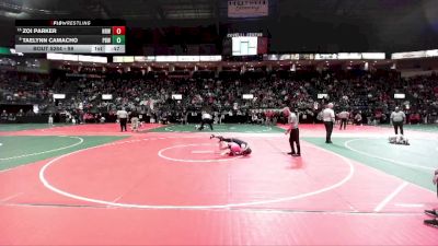98 lbs Cons. Round 2 - Zoi Parker, NRW2 vs Taelynn Camacho, PBW2