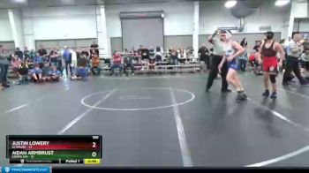 160 lbs Round 2 (6 Team) - Aidan Armbrust, Cobra Kai vs Justin Lowery, Scanlan