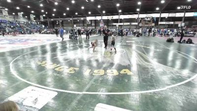 65 lbs Quarterfinal - Lucas Aesoph, Faulkton Trojans vs Ryatt Hansen, Black Hills Wrestling Academy