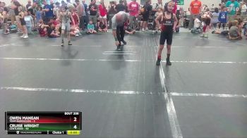 60 lbs Champ. Round 1 - Cruise Wright, Centurion vs Owen Mangan, Team Barracuda