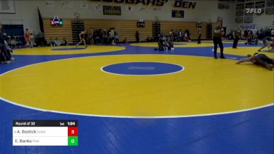 135 lbs Round Of 32 - Adyn Bostick, Sunnyside (AZ) vs Elijah Banks, Pine Creek (CO)