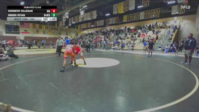 120 lbs Semifinal - Derek Kiyan, MTC - MANTANONA TRAINING CENTE vs Kenneth Villegas, Socal Grappling Club