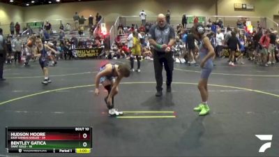 75 lbs Finals (8 Team) - Bentley Gatica, SWAT Gold vs Hudson Moore, East Kansas Eagles