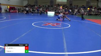 165 lbs Champ. Round 3 - Tyler Jones, Brownsburg vs TJ Bunn, Detroit Catholic Central