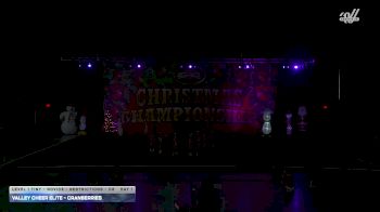 Valley Cheer Elite - Cranberries [2025 L1 Tiny - Novice - Restrictions - D2 Day 1] 2025 Cheer Power Holiday Showdown Houston