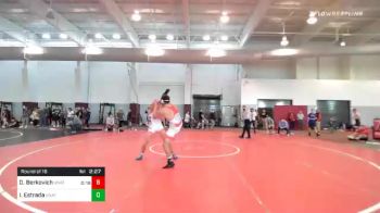 165 lbs Prelims - David Berkovich, UNATT-New York City RTC vs Isaias Estrada, UNATT-University Of North Carolina