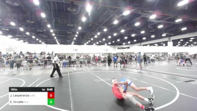 98 lbs Consi Of 8 #2 - Josiah Lesperance, Juggernaut WC vs Elijah Viruete, Inland Elite WC