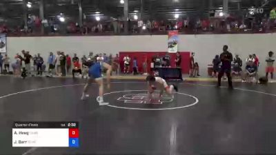 79 kg Quarterfinal - Aj Heeg, Cowboy RTC vs Joshua Barr, Team Donahoe Wrestling Club