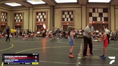 67/72 Quarterfinal - Rakhman Abdukarimov, Wolf Wrestling vs Baine Kitchen, Old Bridge WC