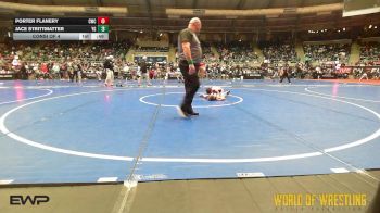58 lbs Consi Of 4 - Porter Flanery, Cowboy Wrestling Club vs Jace Strittmatter, Young Guns