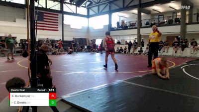 126-134 lbs Quarterfinal - Carson Owens, STL Warrior vs Carsten Burkemper, Fort Zumwalt Wrestling Club
