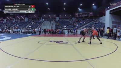 133 lbs Champ. Round 1 - Kevondre Young, Georgetown (KY) vs William Harvey, Indiana Tech