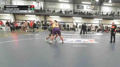 285 lbs Consi Of 8 #1 - Sean Pausley, Ballston Spa vs Richard Tinyes, Lynbrook
