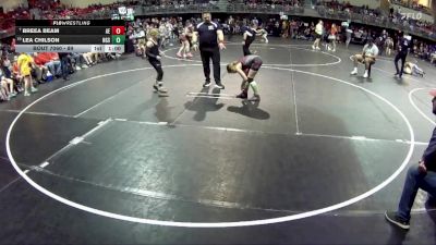 89 lbs Champ. Round 1 - Breea Beam, Arlington Eagles vs Lea Chilson, NGSE