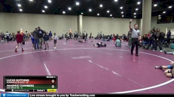 65 lbs Round 3 (4 Team) - Maximus Chambers, Oak Grove WC vs Lucas Hutchins, Alabama Elite Gold