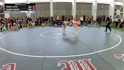 125 lbs Cons. Semis - Emory Little, Colorado vs Karris Carter, Colorado