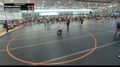 157 lbs Cons. Round 2 - Michael Dickinson, All American TC vs Owen Porterfield, Unattached
