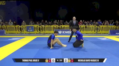Nicholas David Vasquez III vs Thomas Paul Kruse II 2025 Pan IBJJF Jiu-Jitsu No-Gi Championship