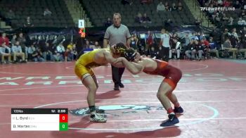 133 lbs Consolation - Lucas Byrd, Illinois vs Drew Marten, Central Michigan