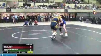 132 lbs Quarterfinal - Vanessa Skildum, Turner vs Kylie Rule, Mineral Point