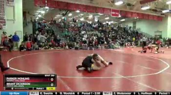 Round 2 - Brant Dickinson, Vinton-Shellsburg vs Parker Mohling, Waverly-Shell Rock