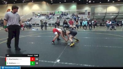 101 lbs Finals (8 Team) - Griffin Wallace, NBWC vs Forrest Stachewicz, ARES White