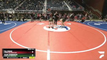 175 lbs Cons. Semi - Taj Prine, Lander USA Wrestling vs Gage Robinson, Camel Kids Wrestling