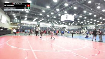141 lbs Cons. Round 3 - Amari Bright, Brewton-Parker (GA) vs Robert Meza Iii, Missouri Baptist University