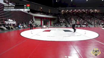 144 lbs Finals (8 Team) - Julio Aguirre, STILLWATER vs Gavin Wallace, BIXBY