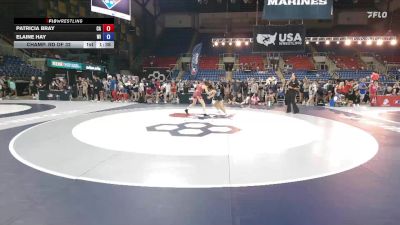 115 lbs Champ. Rd Of 32 - Patricia Bray, CA vs Elaine Hay, WI