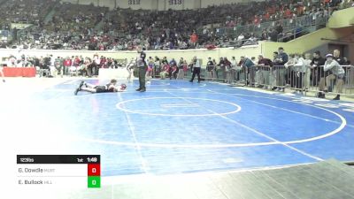 123 lbs Round Of 128 - Gage Dowdle, Mustang Middle School vs Elijah Bullock, Hilldale
