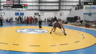 132 lbs Cons. Round 5 - Bryan Gomez, Red Lion Wrestling Club vs Cael Short, Noke RTC